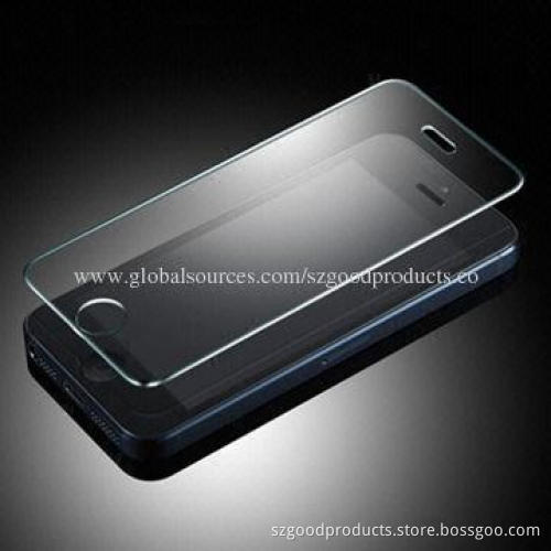 0.26mm Tempered-glass Screen Protector for S5, Imported Raw Materials, Available in Flat, Arc-shaped